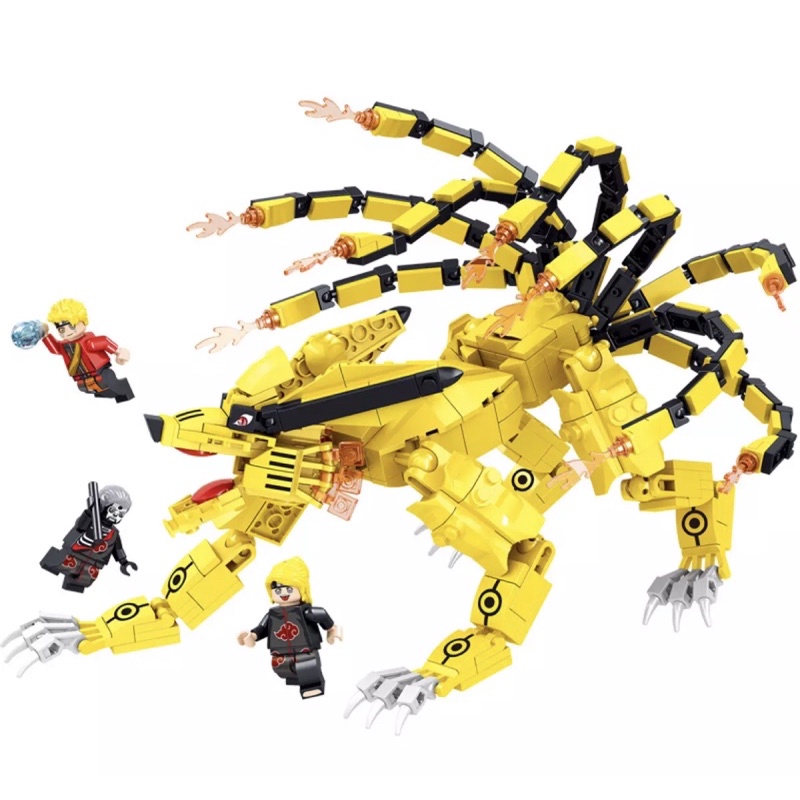 (CÓ SẴN) Bộ Đồ Chơi Lắp Ráp Lego Cửu Vĩ Kurama Naruto Hidan Deidara