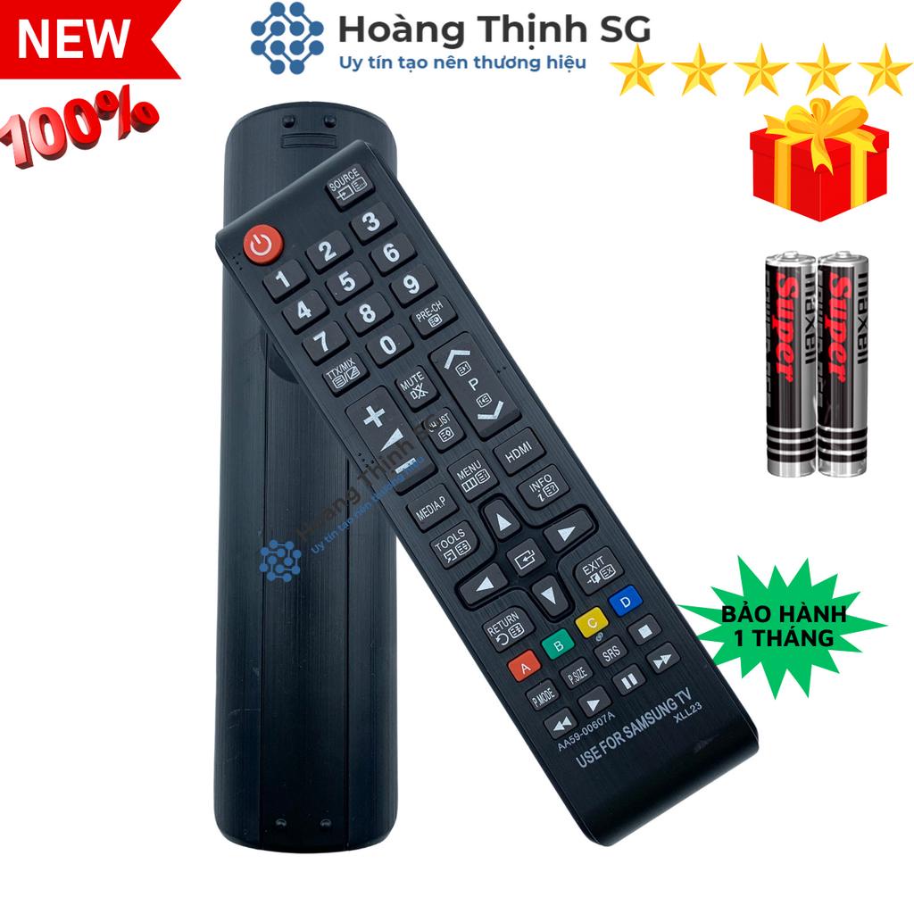 Remote điều khiển tivi Samsung 00607A, điều khiển TV Samsung các dòng tivi SMART /LED/ LCD - Tặng kèm pin