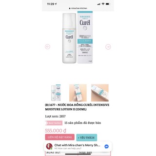 Lotion trắng da curel III da khô - siêu khô