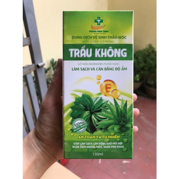 (GIÁ DÙNG THỬ) DUNG DỊCH VỆ SINH THẢO MỘC TRẦU KHÔNG 150ml