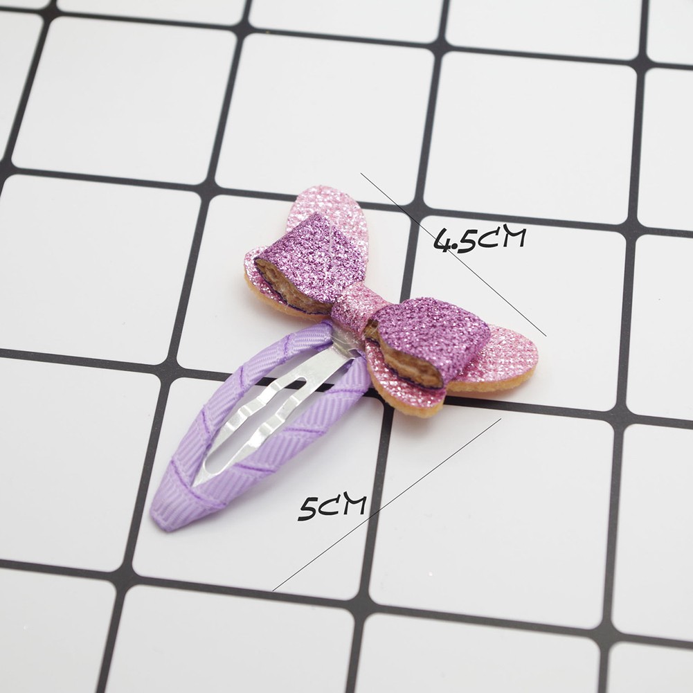 ☀ sunny ღ Baby Girls Hair Clips Hair Accessories Bowknot Shape Hair Pin Princess Set