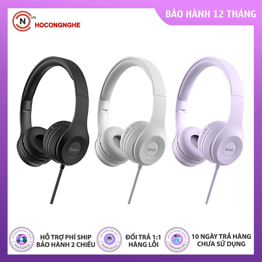 Tai Nghe Chụp Tai Hoco W21 Thiết Kế Sang Trọng