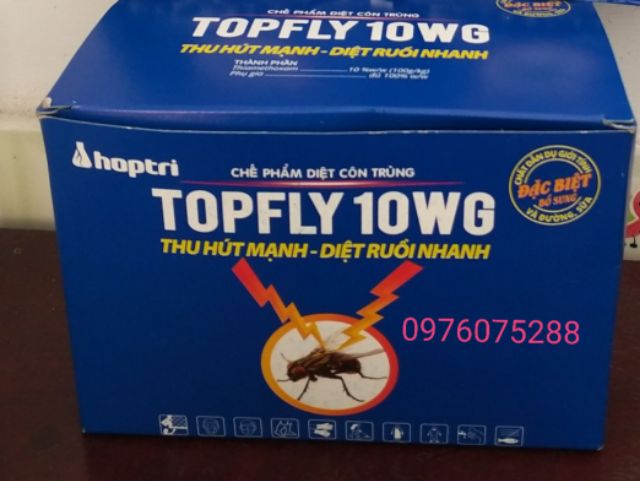 Thuốc diệt ruồi TOPFLY 10WG hộp 10 gói