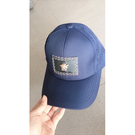 Mũ lưỡi trai dù lỗ in logo cao cấp