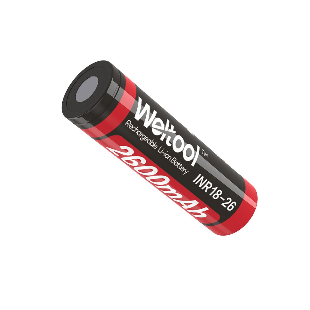 Pin sạc 18650, 2600mAh - Weltool INR 18-26