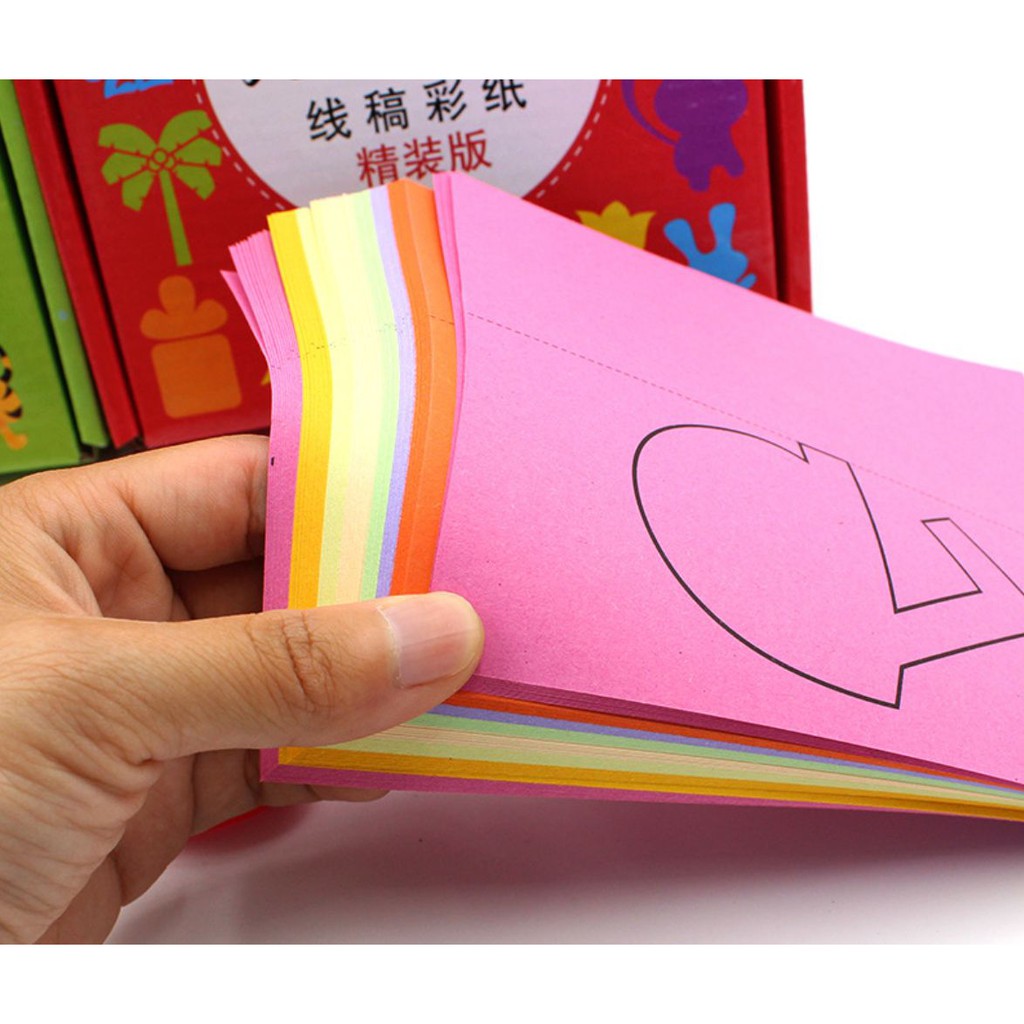 [Đồ Chơi Thông Minh] Bộ sách cắt giấy đồ chơi ORIGAMI cho bé - Sách cắt giấy 96 trang giá cực yêu