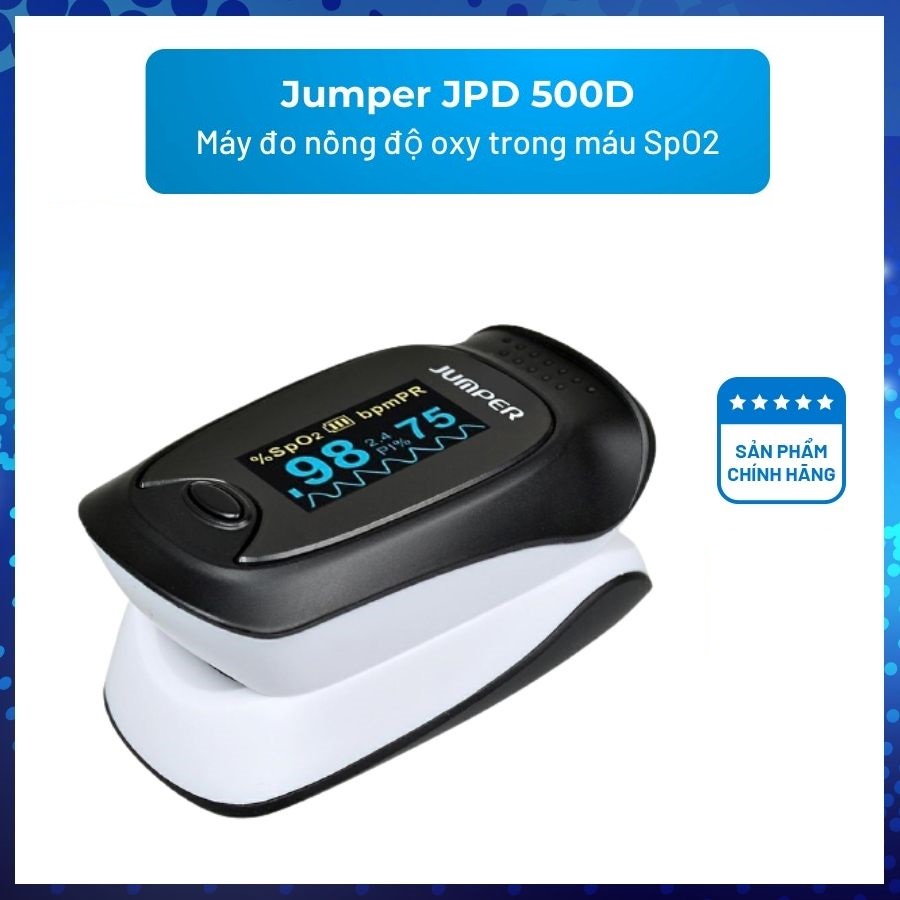 [HÀNG CHUẨN] Máy đo nồng độ oxy trong máu Jumper SPO2 JPD500D