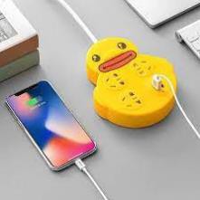 [FREESHIP❤️] Ổ CẮM ĐIỆN VỊT VÀNG CÓ CỔNG USB ĐA NĂNG