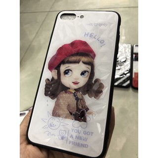 Ốp lưng Iphone 7 Plus/ 8 Plus viền dẻo đá nức siêu đẹp