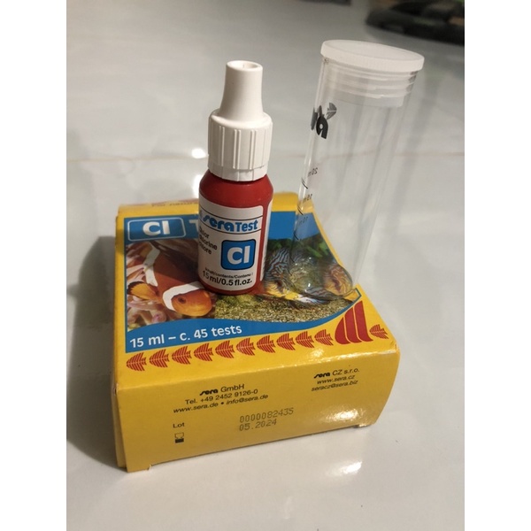 Test Clo Sera Đức, đo hàm lượng Chlorine trong nước