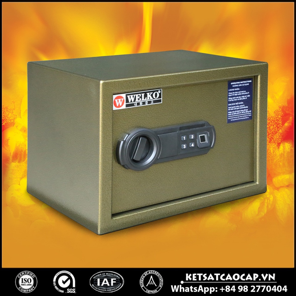 Két Sắt Khách Sạn Hotel Safes WELKO HS25 FE