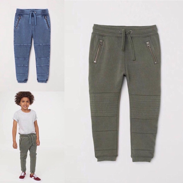 QUẦN JOGGER DA CÁ H&M