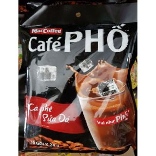 Cà phê phố sữa đá - Bịch 30 gói x 24g