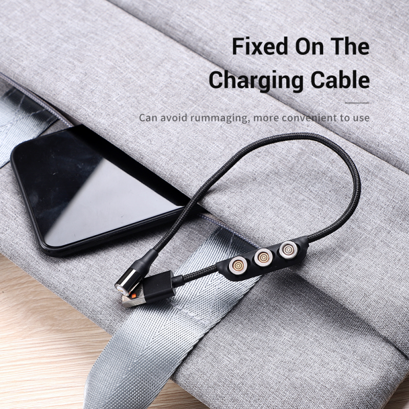 TBTIC Set 1 / 5 Hộp Đựng Ổ Cắm Micro USB Type C Hít Nam Châm Tiện Dụng