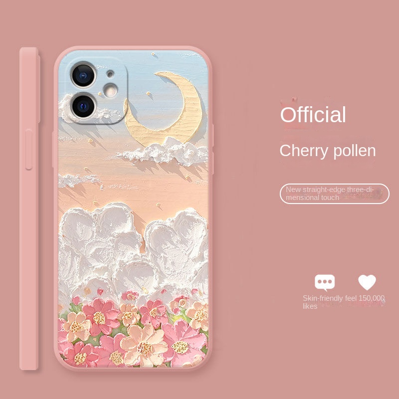 Ốp Điện Thoại Chống Sốc Họa Tiết Hoa Cho Iphone 13 Pro 11 Pro Max Xr 6s 7 8 Plus 12 Mini Pro Xs 14 Max