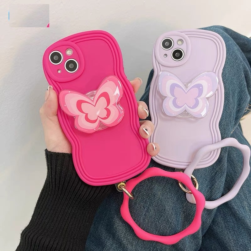 Ốp Điện Thoại tpu Mềm Họa Tiết Ruy Băng Thắt Nơ Gắn Nhẫn Đỡ Cho Iphone 12 pro max 11 pro max xs max xr x 13promax