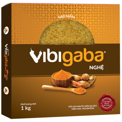 Gạo Mầm Nghệ Vibigaba 1Kg - GẠO VÌ SỨC KHỎE