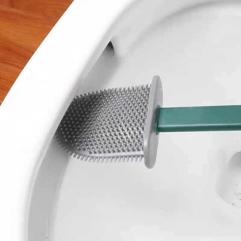 Cọ bồn cầu silicon siêu sạch, cọ vệ sinh toilet kèm hộp đựng 88185 SHOP TIỆN ÍCH