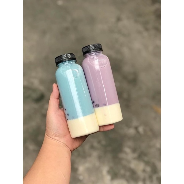 Combo 50 Chai Tròn /  VUÔNG 330ml Miệng Rộng fi 38 + nắp nhựa dày đựng chè dưỡng nhan