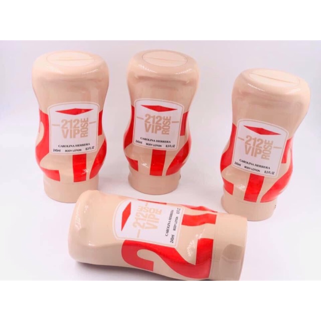 Dưỡng thể lotion nước hoa Carolina Herrera 212 VIP ROSE BODY 245ml