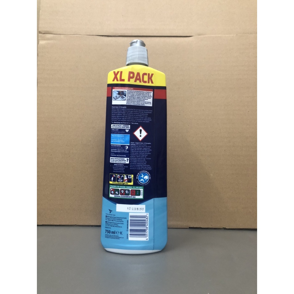 Nước làm bóng FINISH 750ml cho máy rửa bát ,giúp tăng tốc độ làm khô và cung cấp độ bóng.