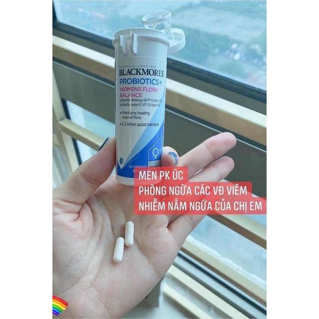-Men Vi Sinh phụ nữ probiotic for women flora 30 - Viên cân bằng lợi khuẩn - Blackmores Probiotics+ Women