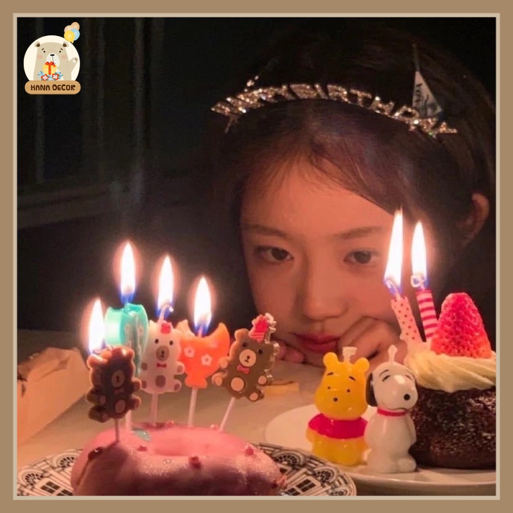 Bờm cài tóc Happy birthday sinh nhật, thôi nôi, liên hoan siêu xinh