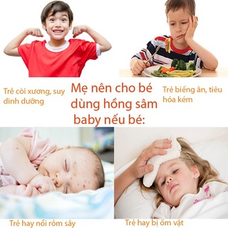 Hồng Sâm Trẻ Em Korea Red Ginseng Baby, Nước Hồng Sâm Baby Hàn Quốc Hộp 30 gói