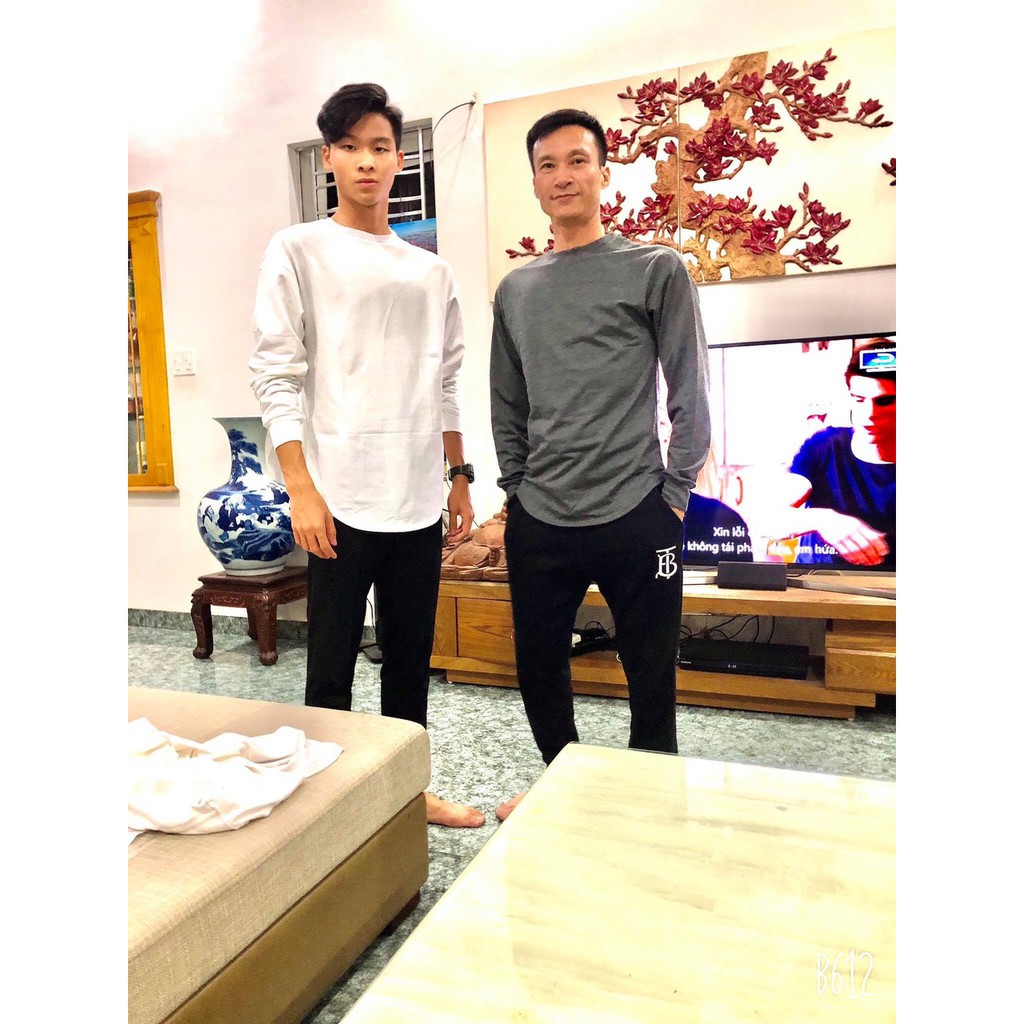 Áo Thun Dài Tay Sweater Vạt Bầu Cao Cấp ANVB01 | BigBuy360 - bigbuy360.vn