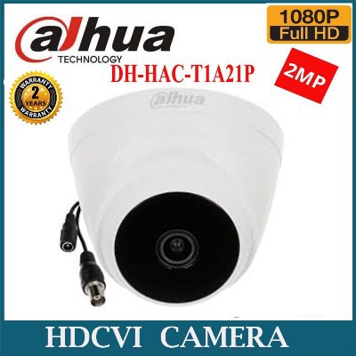 Camera Dome HDCVI hồng ngoại 2.0 Megapixel DAHUA HAC-T1A21P - Hàng chính hãng | BigBuy360 - bigbuy360.vn