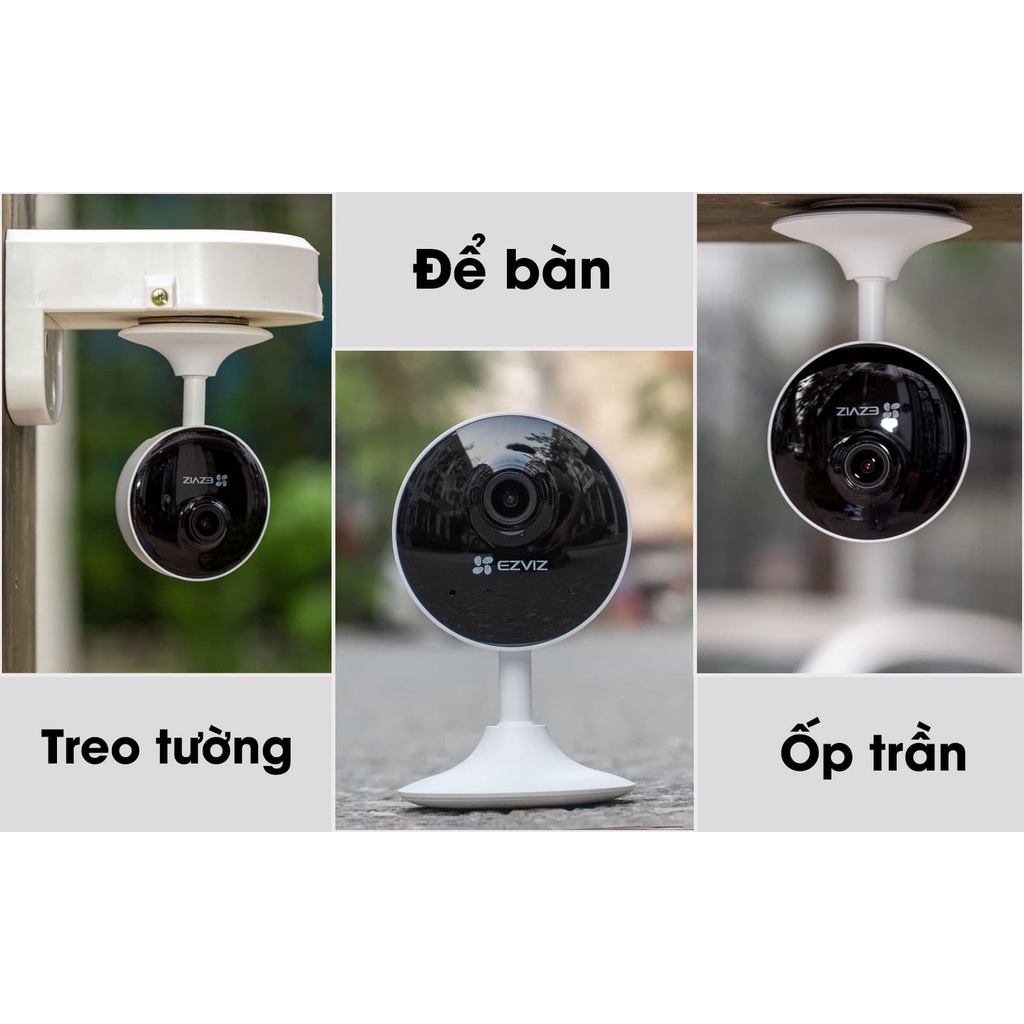 [Mã INBAU300 giảm 10% đơn 250K] Camera Wifi Trong Nhà EZVIZ C1C-B FHD 1080P - đàm thoại 2 chiều - Hàng chính hãng