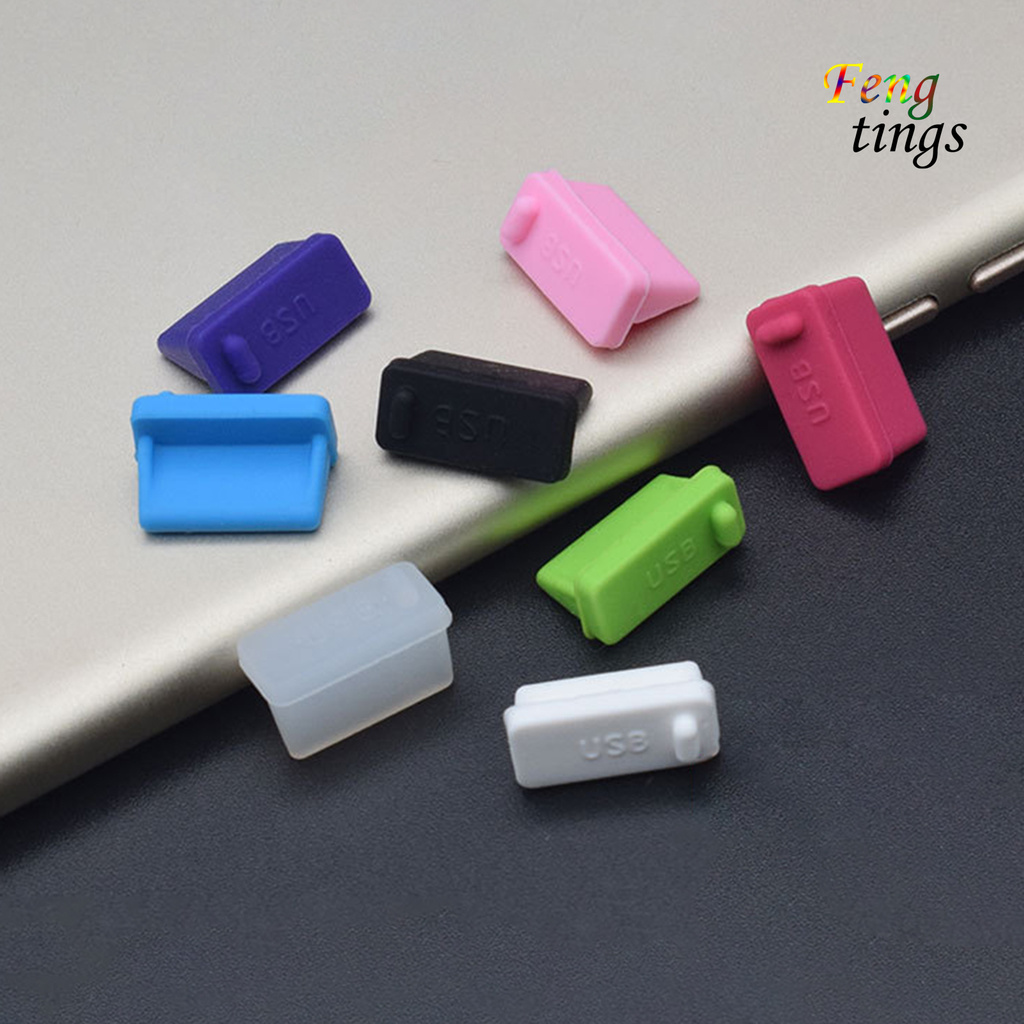 Bộ 5 Miếng Bọc Cổng Sạc Usb 2.0 / 3.0 Chống Bụi Cho Máy Tính