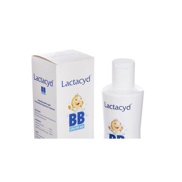 Sữa tắm lactacyd BB cho trẻ em hỗ trợ điều trị rôm sấy- 250ml