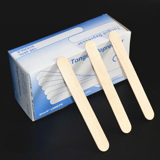 Set 100 que gỗ tre xăm lưỡi sử dụng một lần