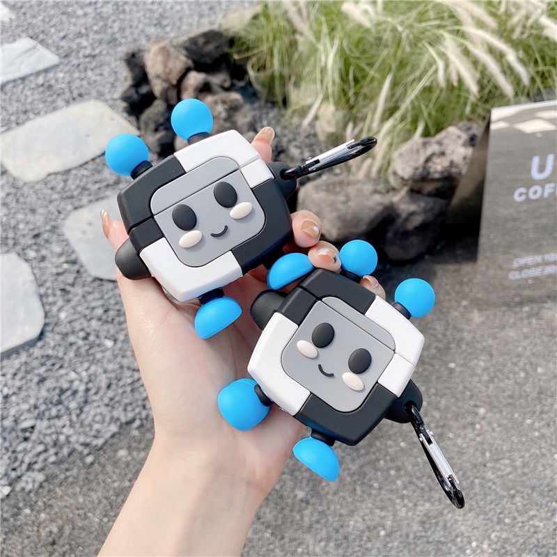 Vỏ Bảo Vệ Hộp Sạc Tai Nghe Không Dây Bằng Silicon Mềm Họa Tiết Hoạt Hình Sáng Tạo Cho Airpods 3 2 1
