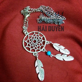 Vòng cổ boho dây dài mặt dreamcatcher