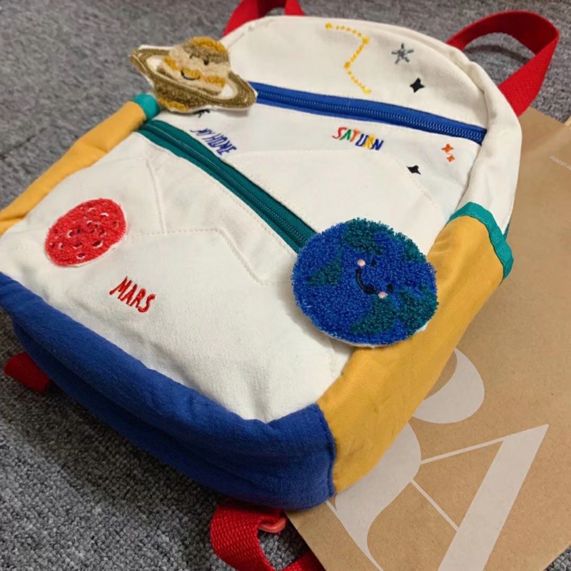 Balo zara hoạ tiết icon vũ trụ cho các bé ,mẫu mới nhất 2021