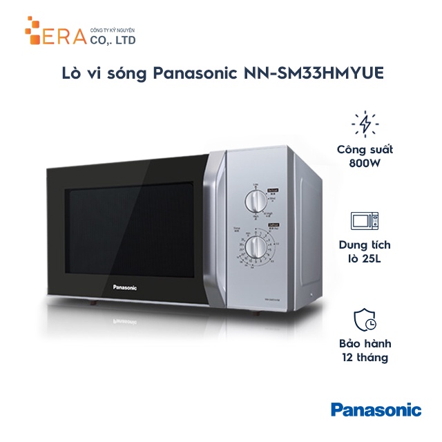 [Mã ELHADEV giảm 4% đơn 300K] Lò vi sóng Panasonic PALM-NN-SM33HMYUE