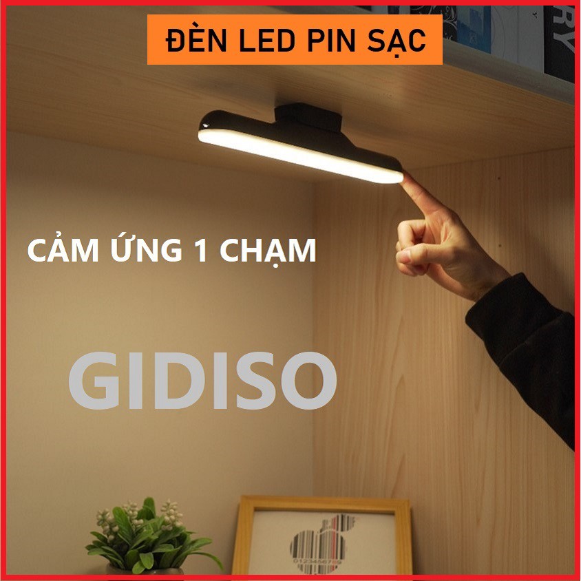 Đèn LED Trang Điểm Cảm Ứng CHẠM 3 chế độ GIDISO dùng cho bàn làm việc, bàn học, tủ sách, đèn ngủ, chống mỏi mắt | BigBuy360 - bigbuy360.vn