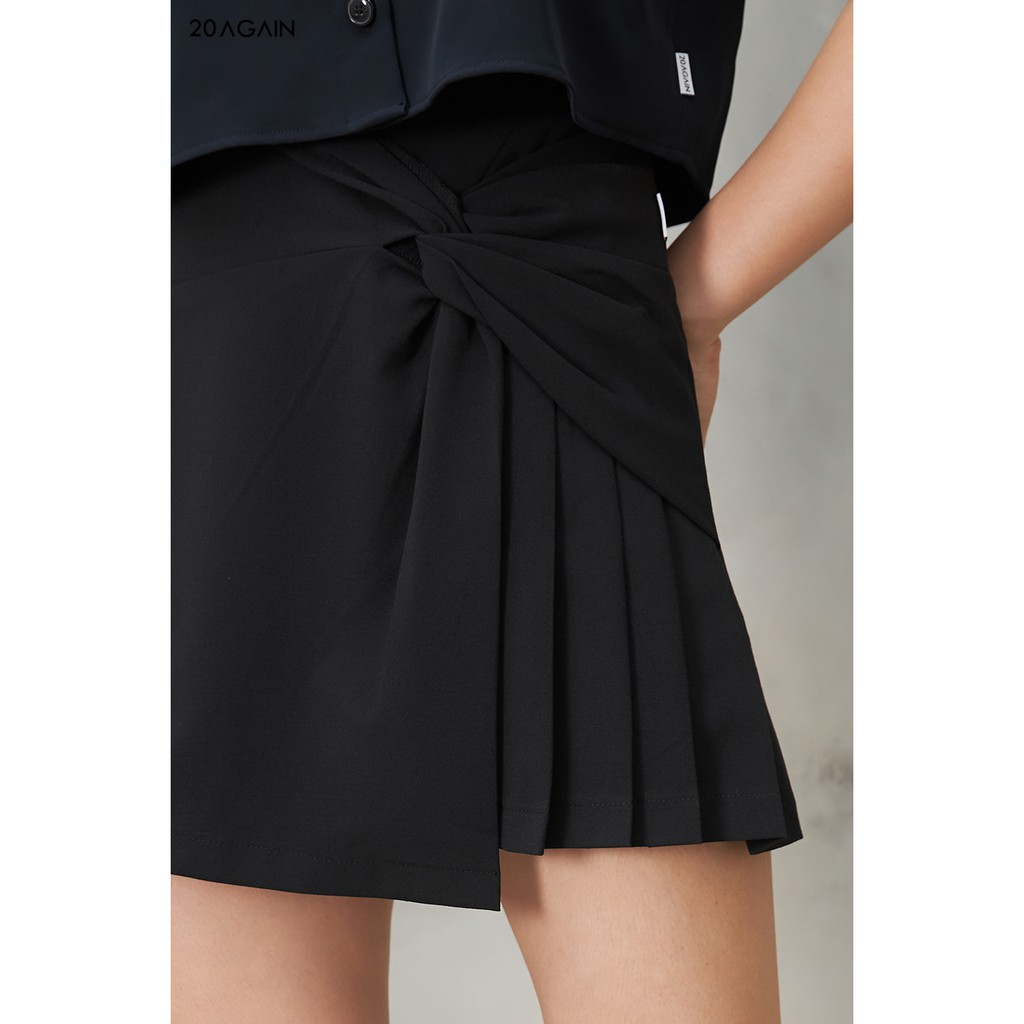 [Mã WABR20AG15 giảm 10% đơn 99K] Chân váy chữ A xoắn tà 1 bên, chân juyp 20AGAIN trẻ trung, năng động JAA0253 | BigBuy360 - bigbuy360.vn