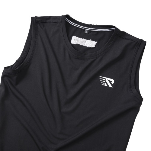 Áo ba lỗ Tank Top nam Loại 1 thiết kế sát nách để chơi thể thao, tập gym thun cotton 85% mịn mát- MÀU ĐEN 2021