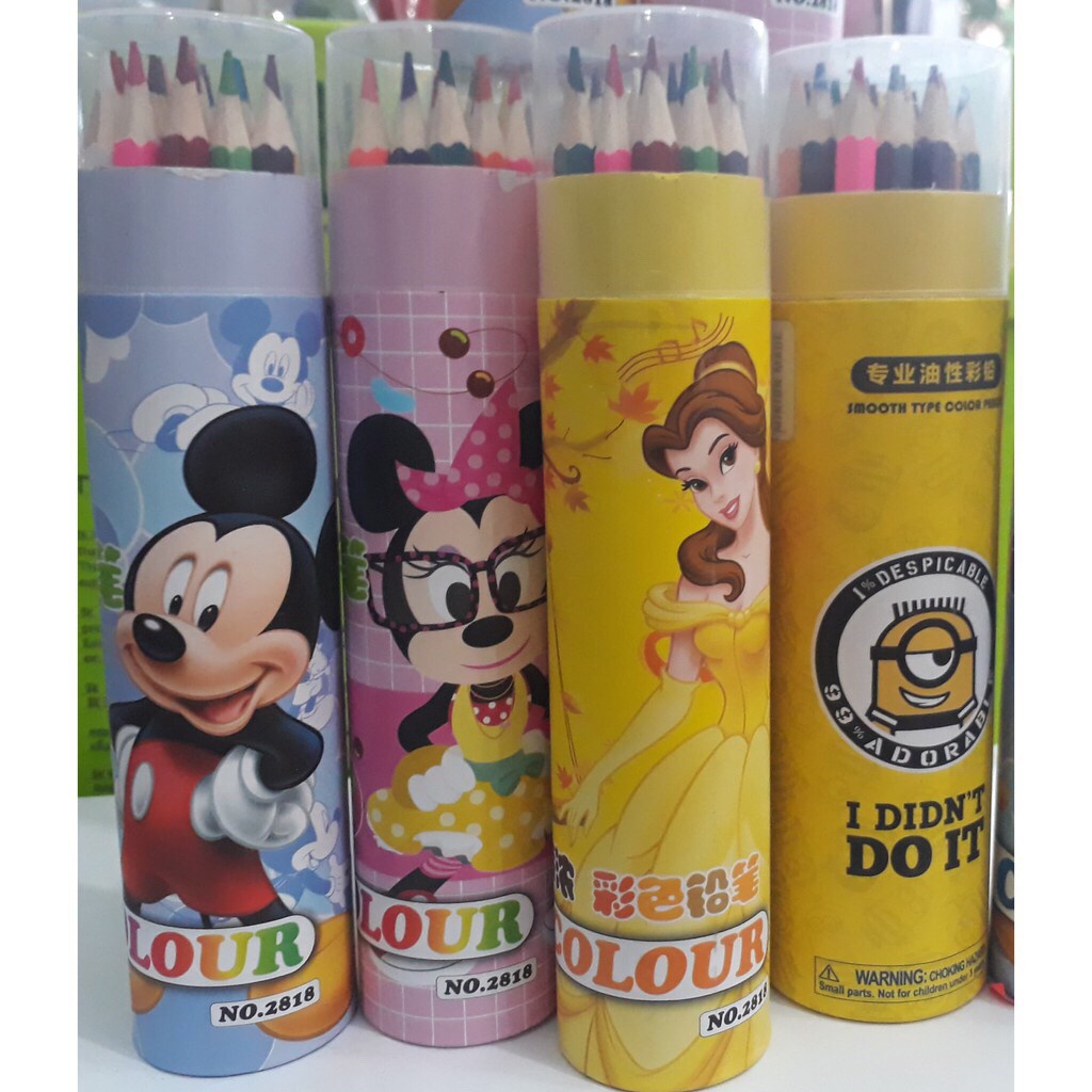 Bút chì màu 12 màu,18 màu,24 màu