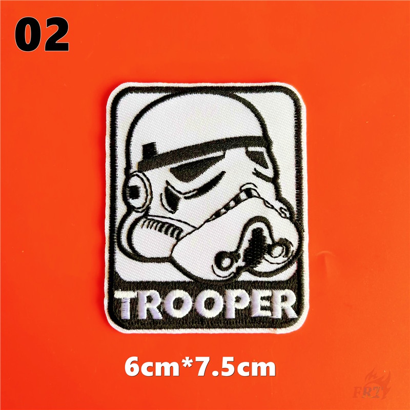 ☸ Miếng Dán Ủi Trang Trí In Hình Star Wars: Trooper Darth / The Mandalorian: Đây Là Miếng Vá ☸ 1 Sticker Ủi Thêu Hình Huy Hiệu