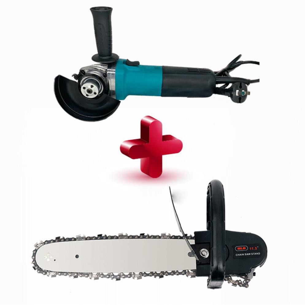 [Hàng xịn]Máy mài góc MAKITA 9556 + Lưỡi cưa xích - Biến máy mài thành máy cưa siêu rẻ - Xẻ gỗ - Tỉa cành - Đánh bóng