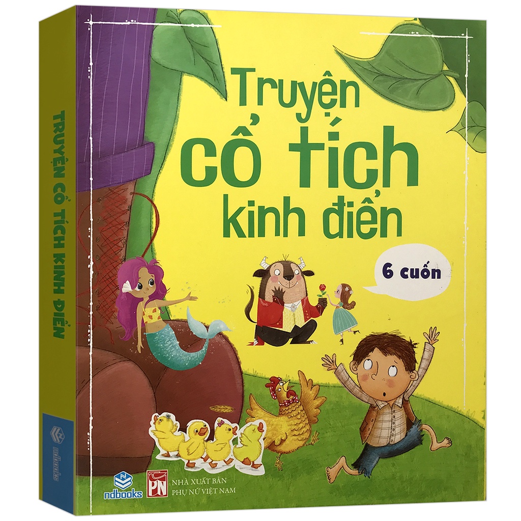 Sách - Truyện cổ tích kinh điển - Hộp 6 cuốn: Phần 1 + Phần 2 (lẻ tùy chọn)
