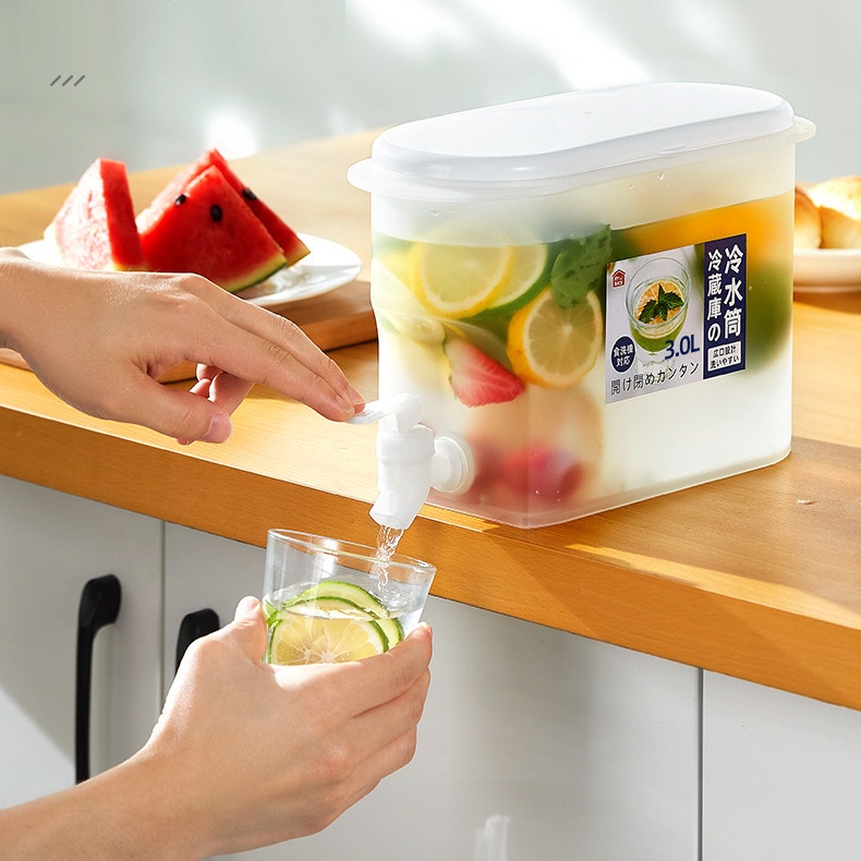 Bình Đựng Nước Có Vòi Để Tủ Lạnh 3,5 Lít Bằng Nhựa