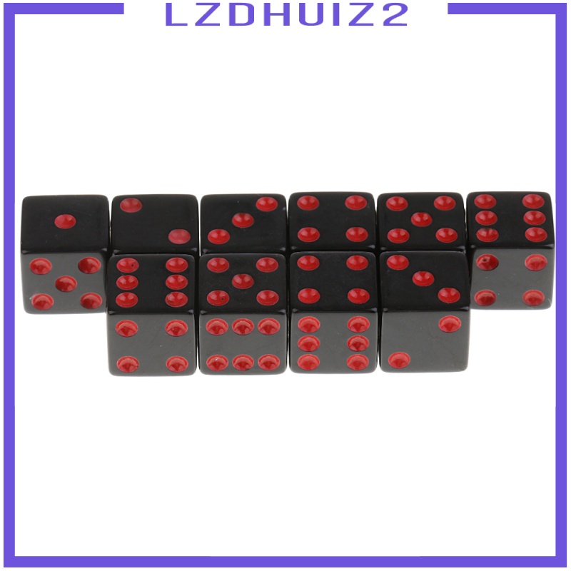 Set 10 Xúc Xắc Sáu Mặt D6 Màu Vàng Cho Tiệc Rpg Mtg | BigBuy360 - bigbuy360.vn
