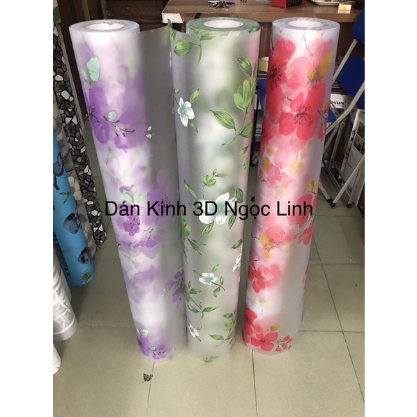 [Combo 3Md*90Cm] Giấy Dán Kính 3D Nhiều Mẫu Nhất Keo Sẳn Bóc Dán