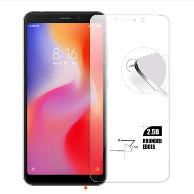 Bộ 3 kính cường lực 9H Xiaomi Redmi 6/ 6A
