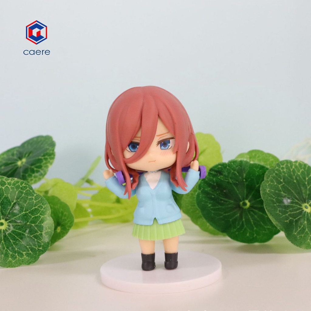 Mô hình búp bê Nakano Ichika Nino Yotsuba Itsuki bằng nhựa PVC trang trí nhiều màu sắc